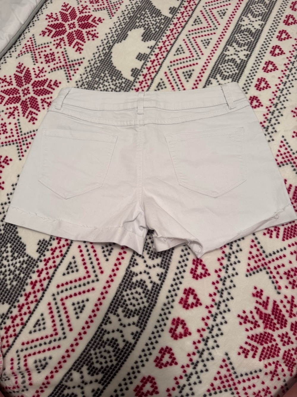 Southern Tide White Distressed Hayes Jean Shorts - Picture 2 of 4